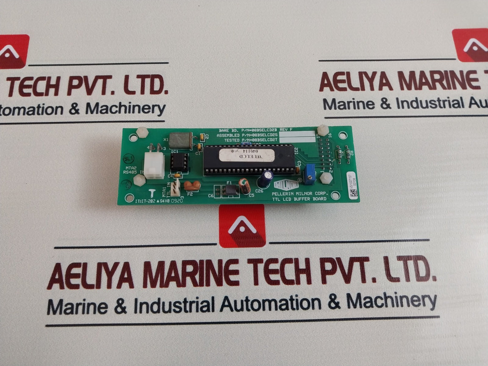 Milnor 08Bselcd2B Ttl Lcd Buffer Board 08Bselcd2T