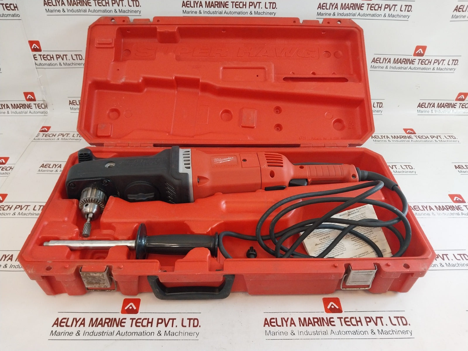 Milwaukee Electric 1680-20 Heavy-duty Super Hawg Right Angle Drill