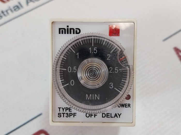 Mind Electric St3Pf Off Delay Timer 0-3 Min Ac240V 3A