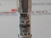 Lot Of 10X Mingrong Rt18-63 Cylindrical Cap-shaped Fuse
