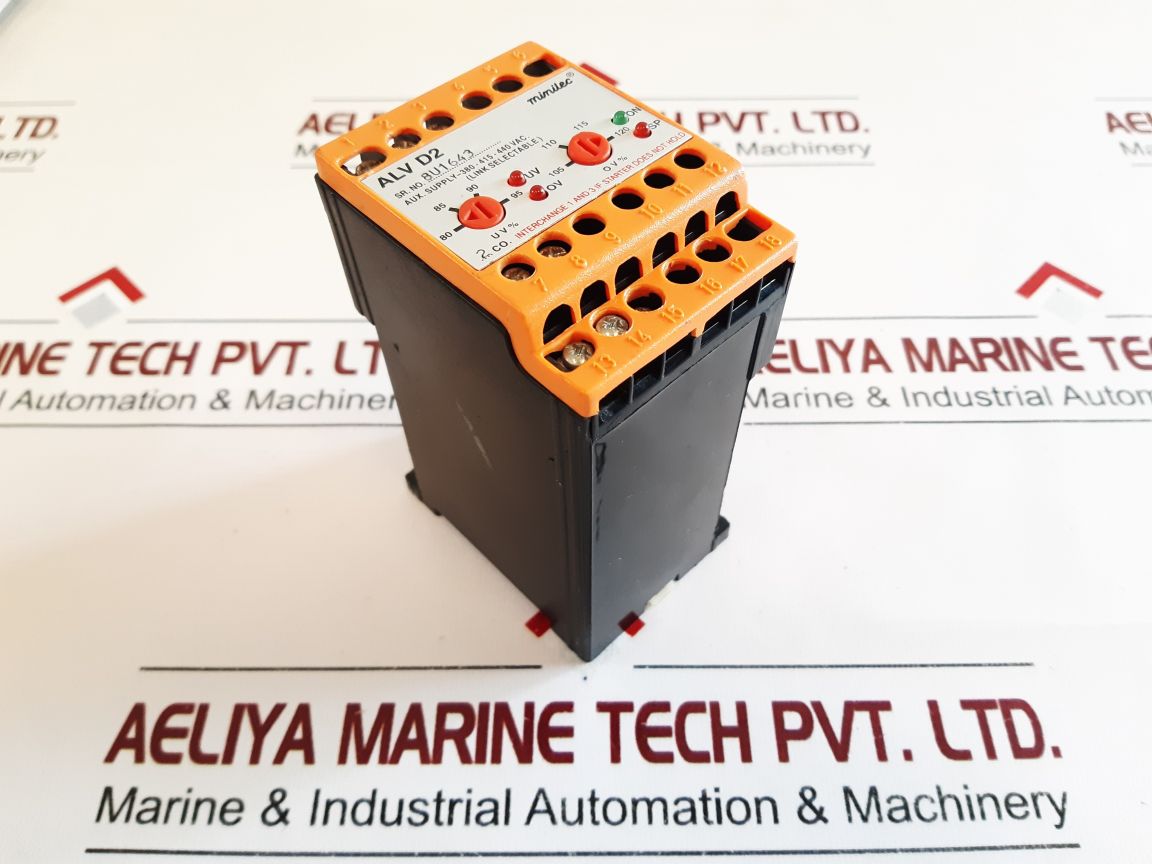 Minilec Alv D2 Phase Failure Relay 380-415-440 Vac