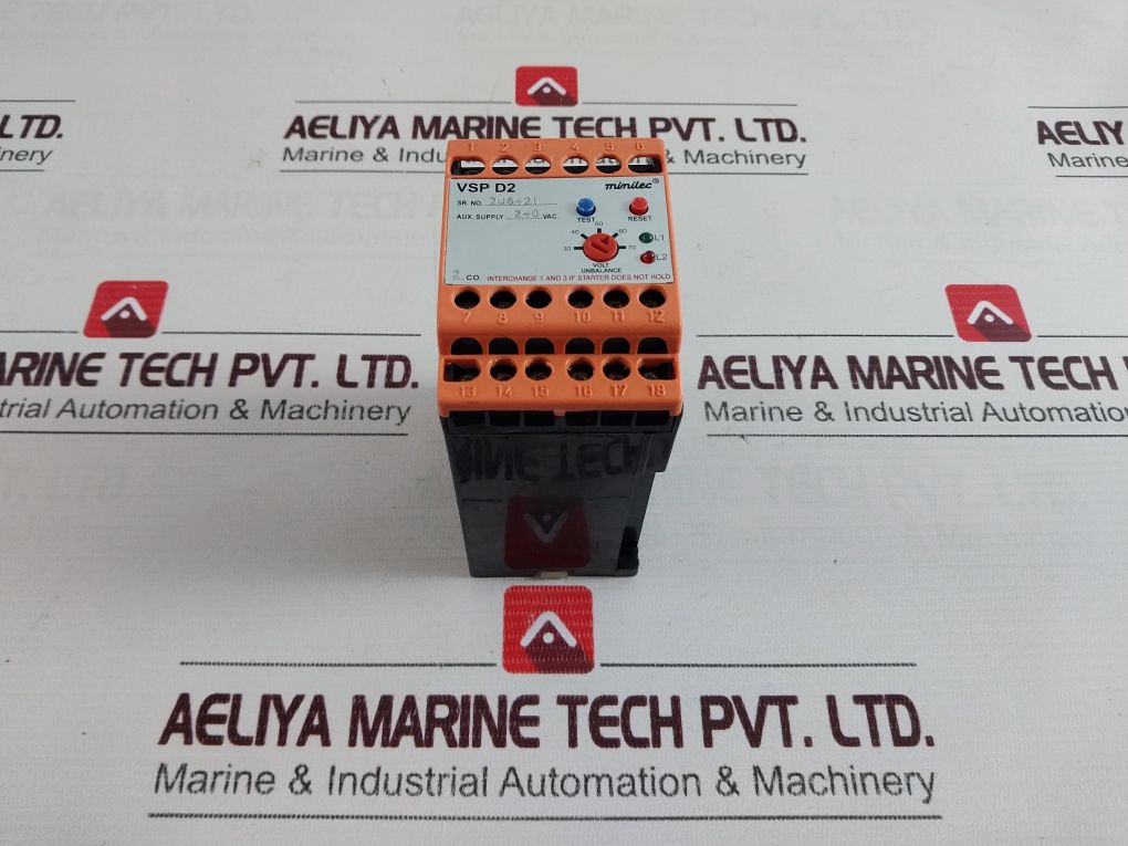 Minilec Vsp D2 Phase Failure Relay 240Vac