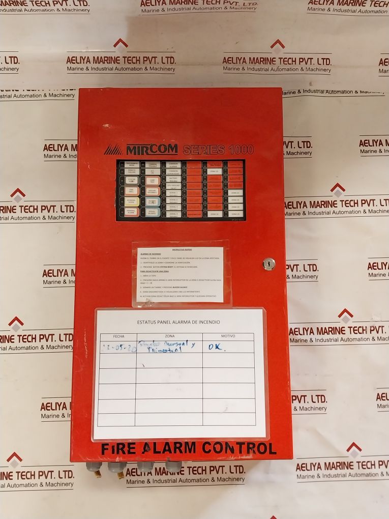 Mircom Fa-1000 Fire Alarm Control Panel