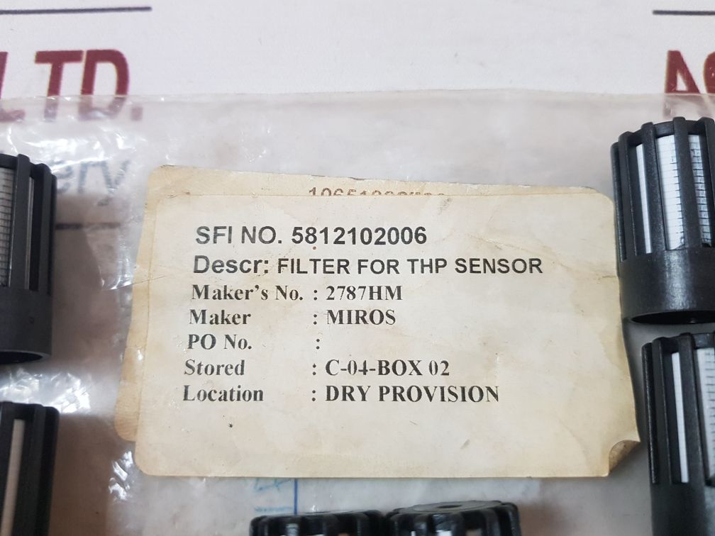 Miros 2787Hm Filter For Thp Sensor