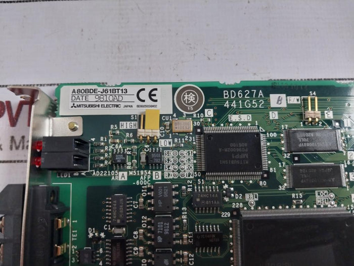 Mitsubishi A80Bde-j61Bt13 Cc-link Interface Card Programmable Logic Co ...