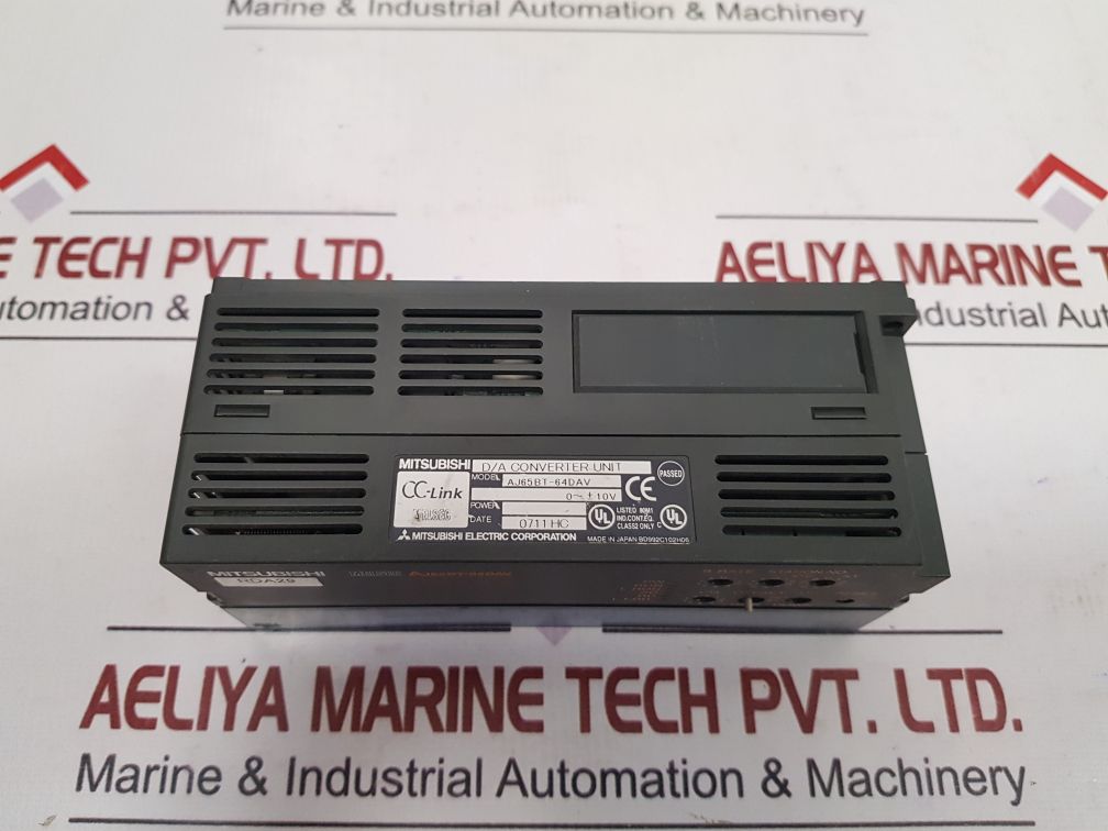 Mitsubishi Melsec Cc-link Aj65Bt-64Dav D/A Converter Unit Bd992C102H06