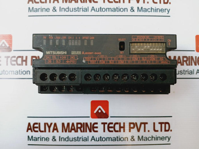 Mitsubishi Electric Aj65Sbt-64Ad Cc-link AD Converter Unit 24Vdc