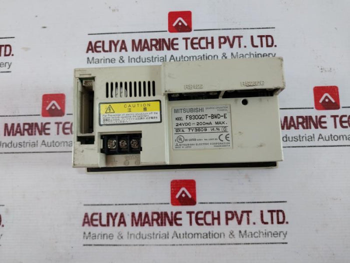 Mitsubishi Electric F930Got-bwd-e Touch Panel In Box 24Vdc---200Ma Max ...