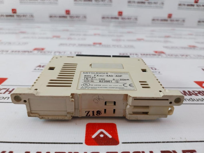 Mitsubishi Electric Fx3U-4Ad-adp Programmable Controller Dc24V Input 0-10V