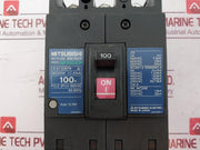 Mitsubishi Electric Nf100-cp 3 Pole No-fuse Breaker 41-23079 100A 50-60Hz