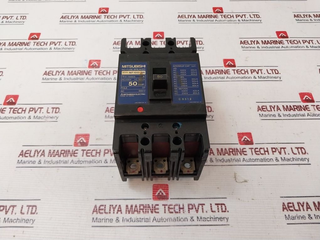 Mitsubishi Electric Nf100-sh No-fuse Breaker 50Amp 3P