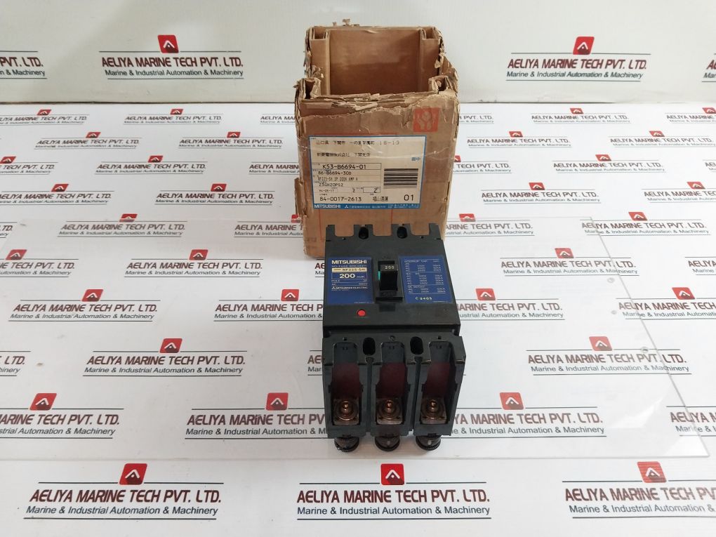 Mitsubishi Electric Nf225-sh 3 Pole No-fuse Circuit Breaker Ac 660V 200A 50/60H