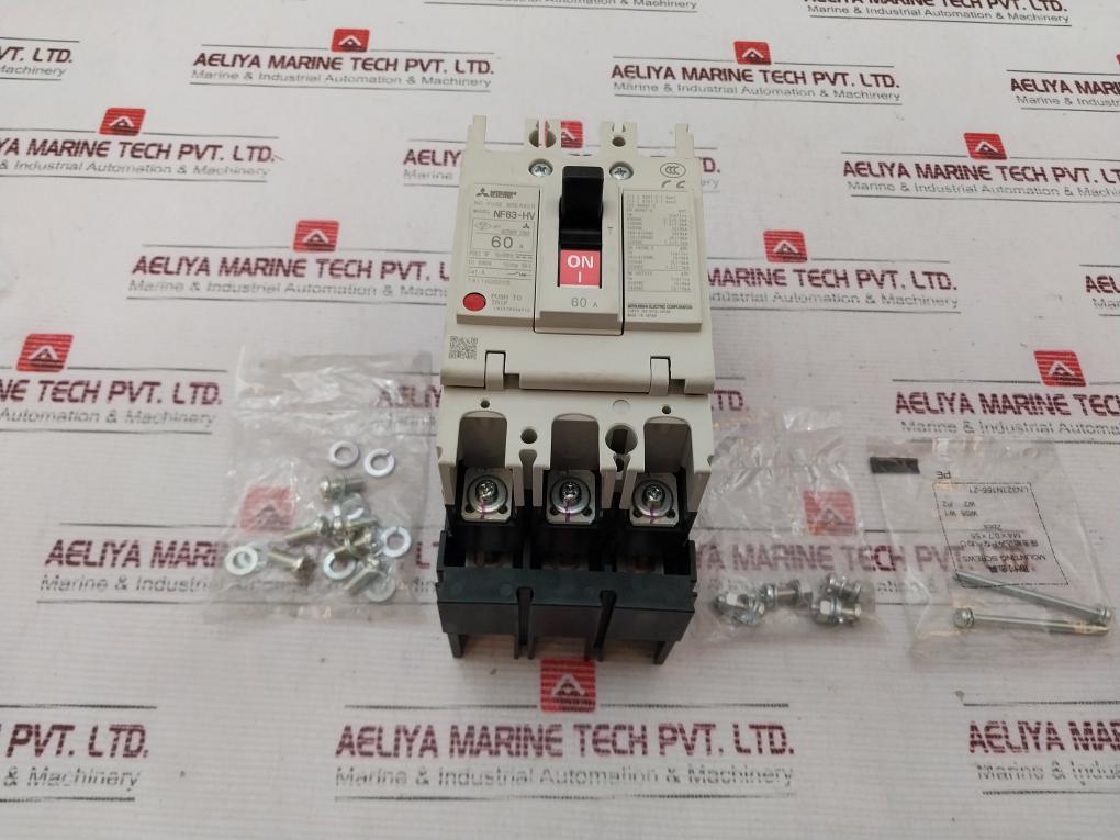 Mitsubishi Electric Nf63-hv No-fuse Breaker 3 Pole 60A 50/60Hz