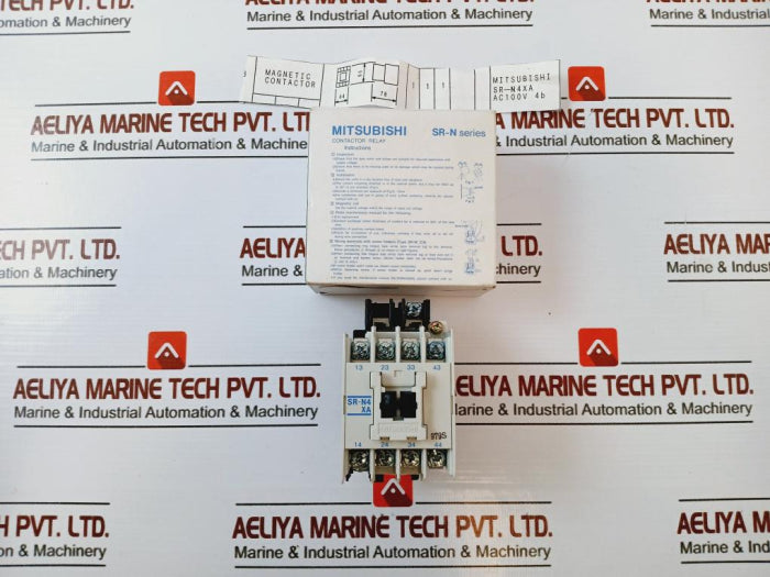 Mitsubishi Electric Sr-n4Xa Magnetic Contactor Relay 110V/220V 16A