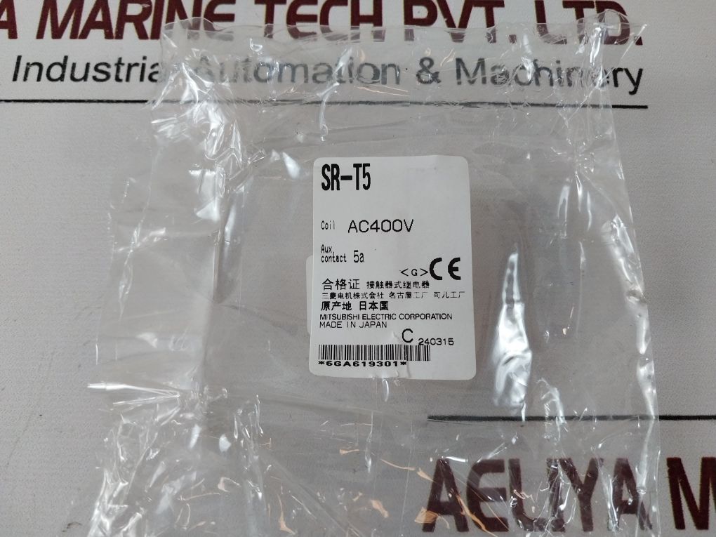 Mitsubishi Electric Sr-t5 Contactor Relay 10A 380-440V 50/60Hz
