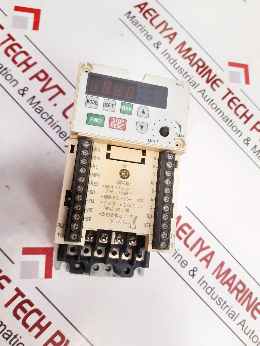 Mitsubishi Fr-e520-0.2K Inverter 0.2Kw