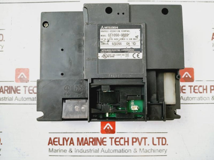 Mitsubishi Gt1050-qbbd Graphic Operation Terminal Panel Got1000 24Vdc(Not Working)