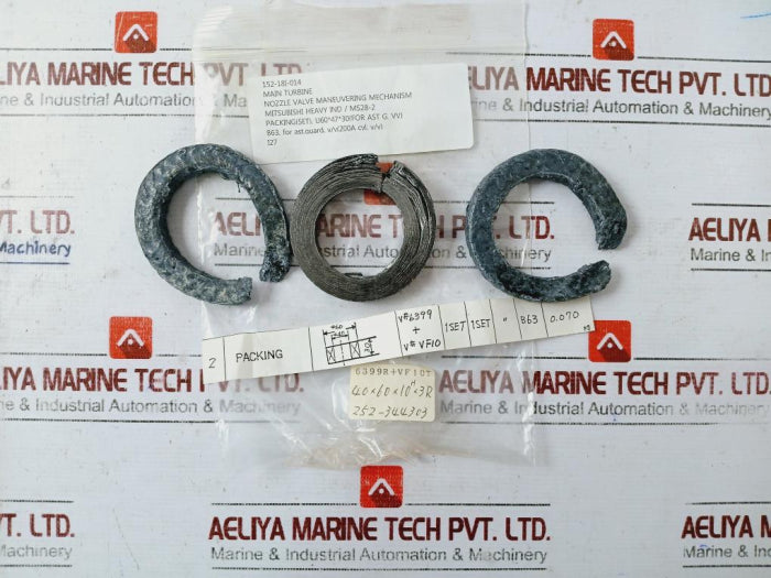 Mitsubishi Ms28-2 O-ring & Gasket Kit 152-18I-00R, 152-18I-014, 152-18I-00S