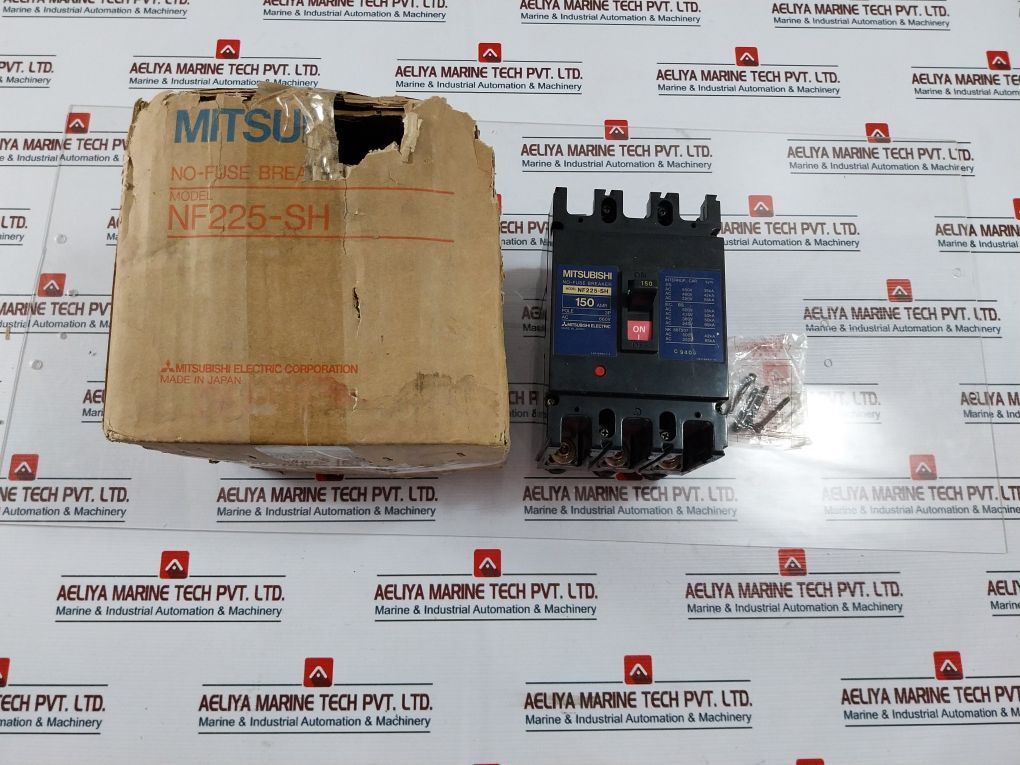 Mitsubishi Nf225-sh No-fuse Breaker 150A 3-pole 660V Ac