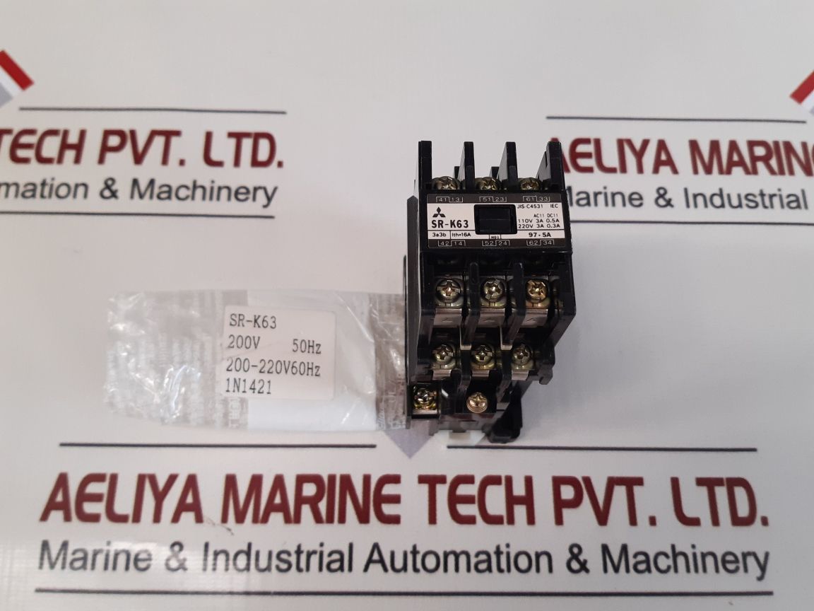 Mitsubishi Sr-k63 Contactor Relay Coil 200-220V 60Hz