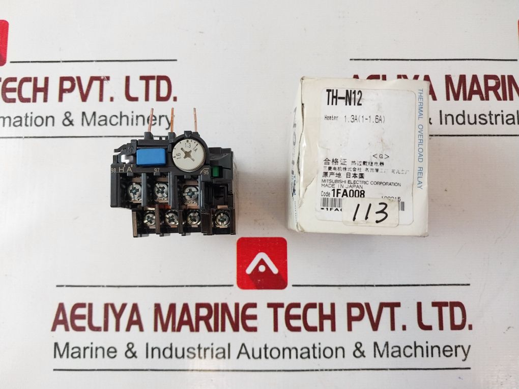 Mitsubishi Th-n12 Thermal Overload Relay 1.3A(1-1.6A)
