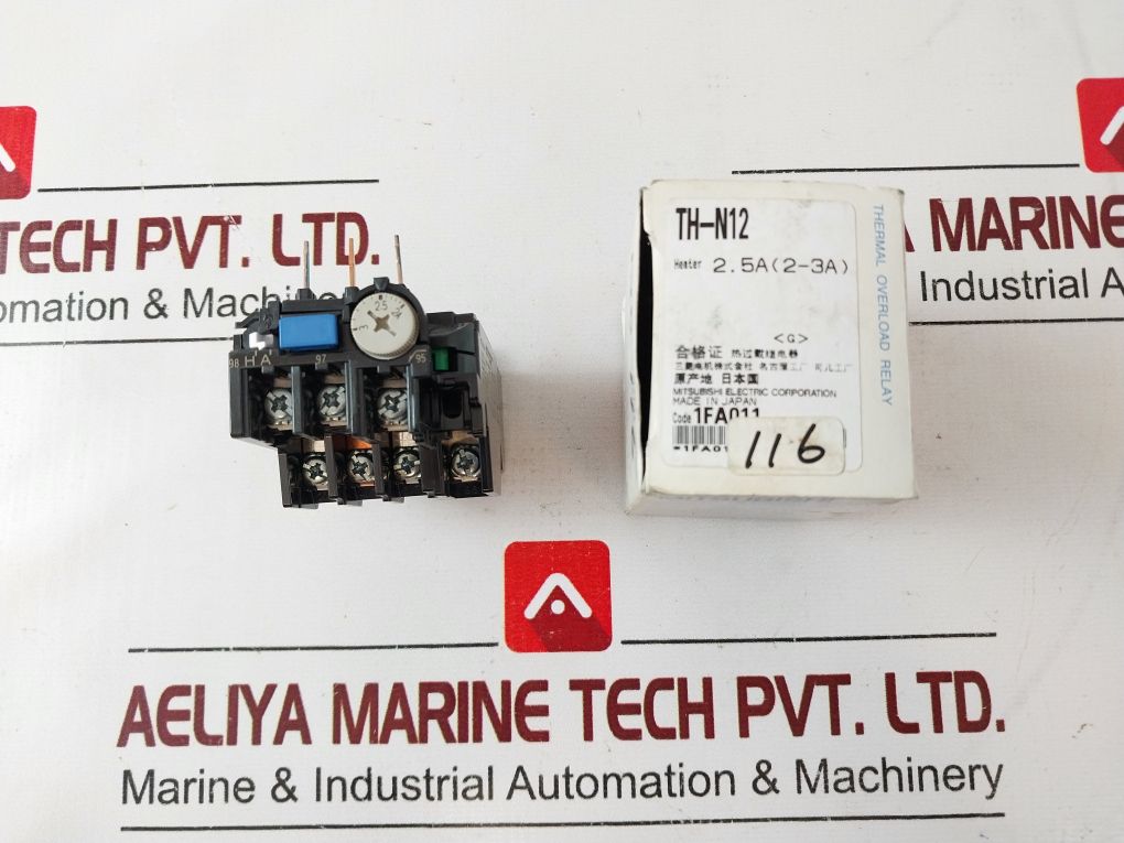Mitsubishi Th-n12 Thermal Overload Relay 2.5A
