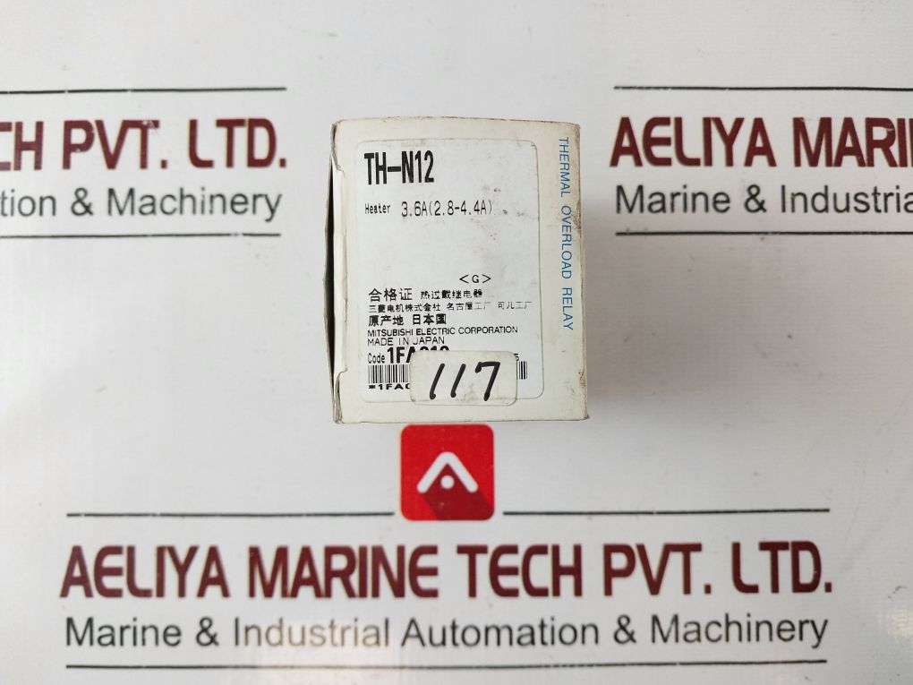 Mitsubishi Th-n12 Thermal Overload Relay 3.6A