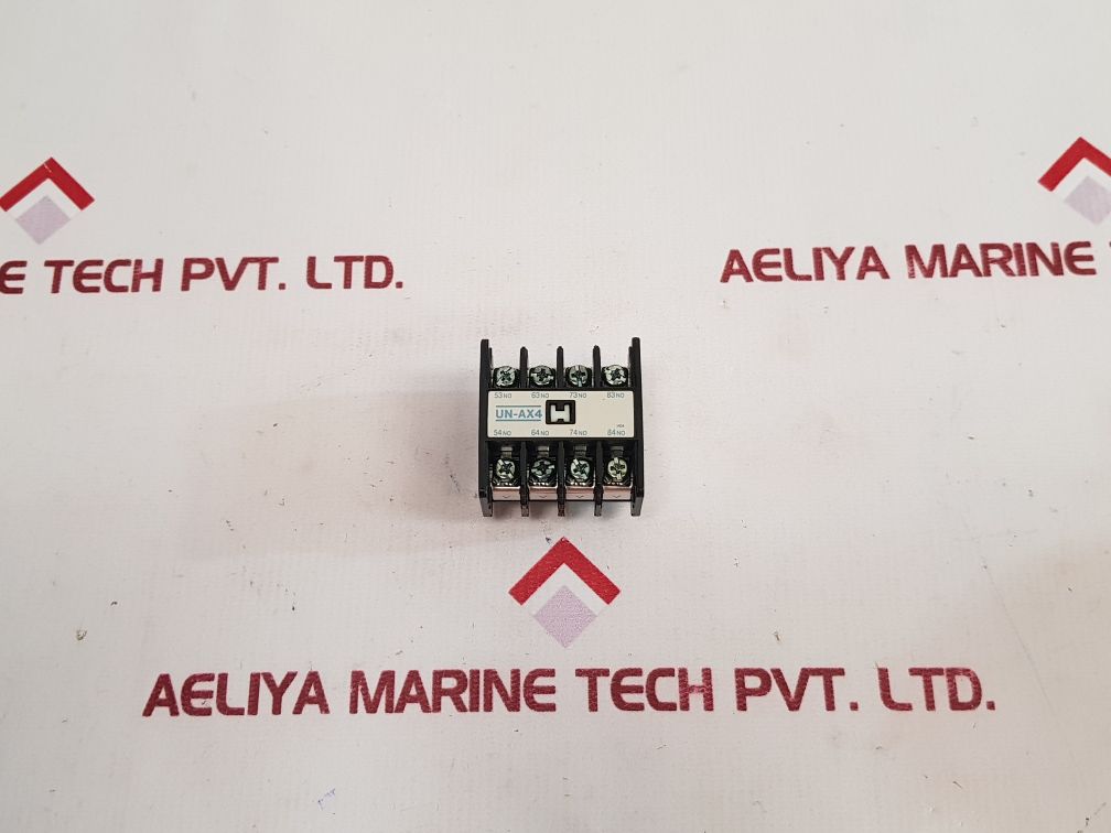 Mitsubishi Un-ax4 Auxilary Contact Block 4A(4No) New