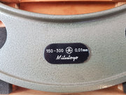 Mitutoyo 104-136 Out Side Micrometer Set 150-300 0.01Mm