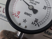 Mmc Gvp-75 Inert Gas Pressure Meter -10 To 30 Kpa