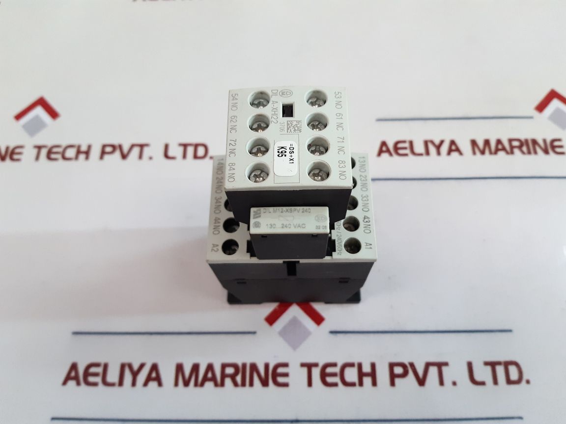 Moeller Dil A-40 Contactor With Dil A-xhi22 Contact Block Used