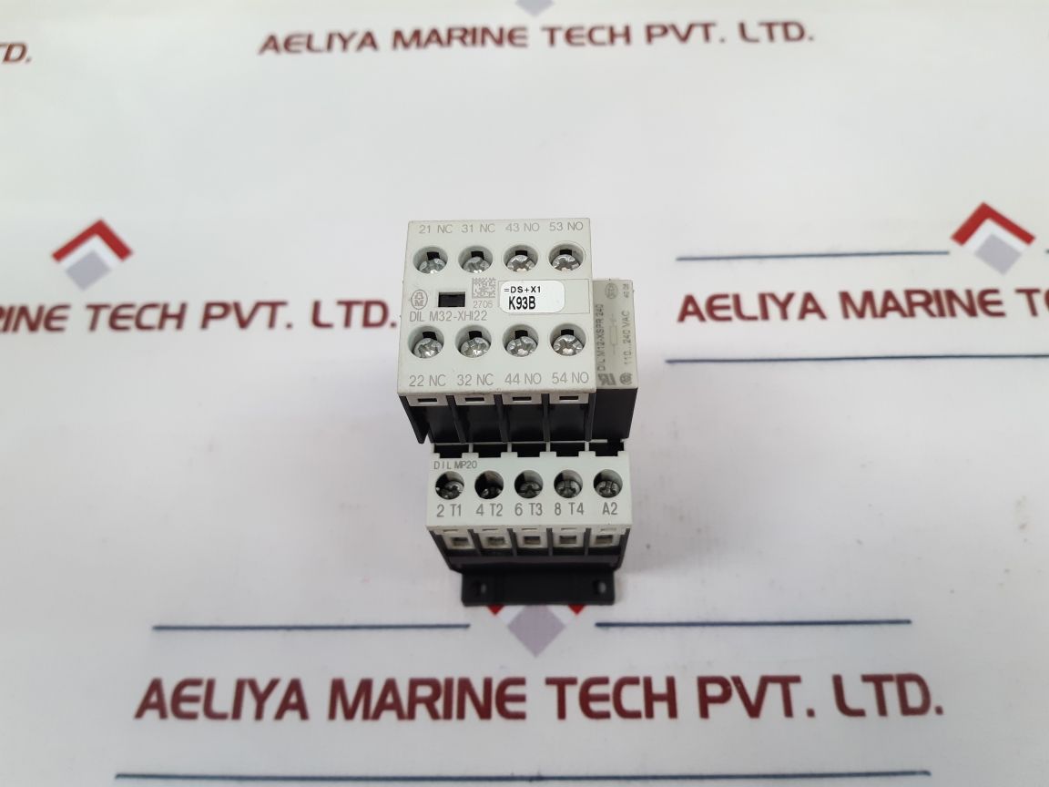 Moeller Dil M32-xhi22 Contactor With Auxiliary Block Dil Mp20