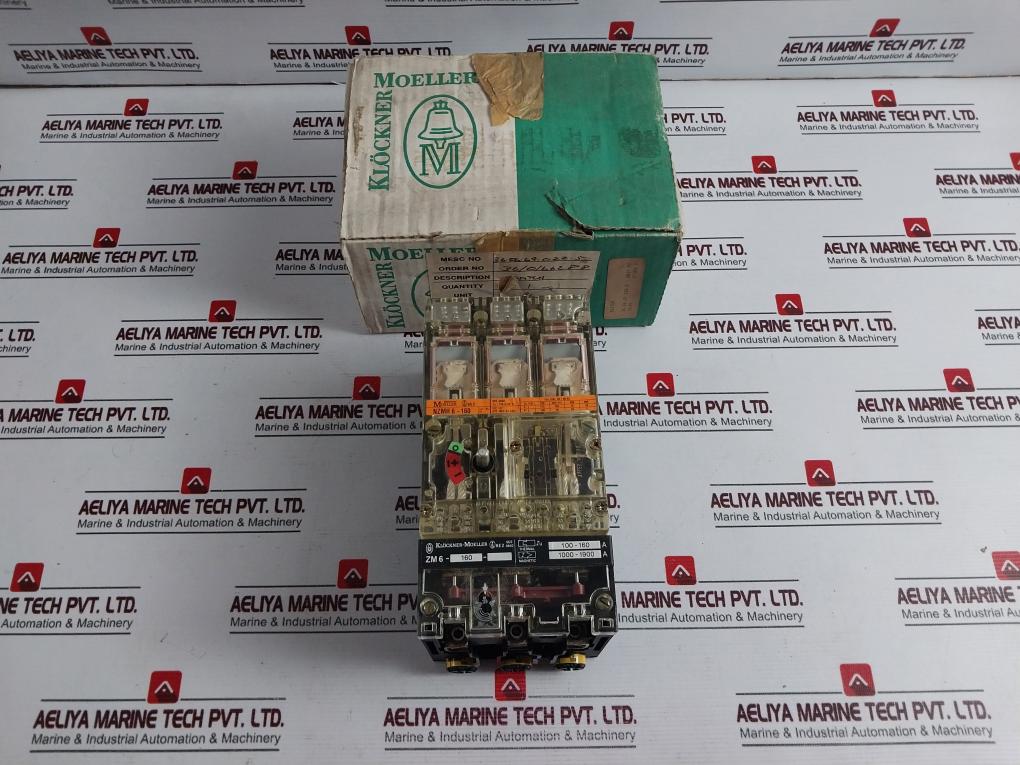 Moeller Klockner Nzmh 6-160 Circuit Breaker 3 Pol 50/60Hz