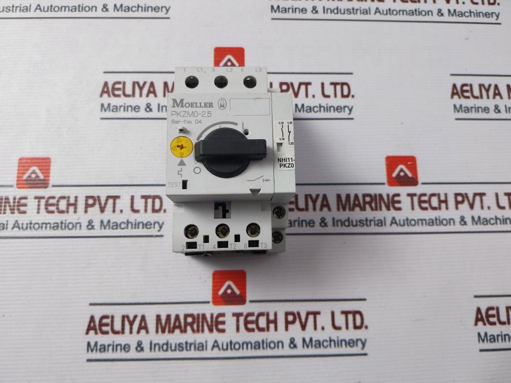 Moeller Pkzm0-2,5 Motor Protection Circuit Breaker 6000V