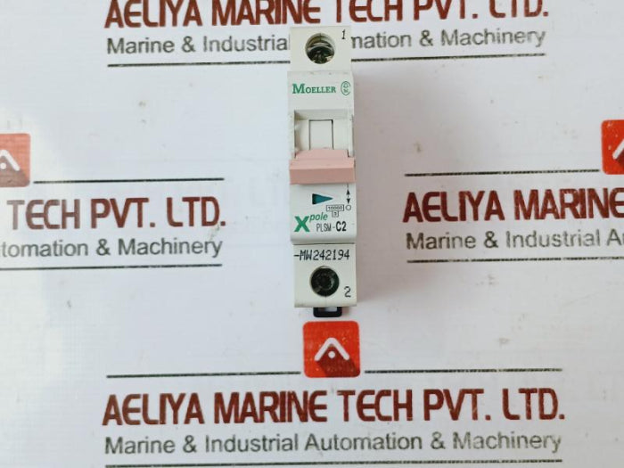 Moeller Plsm-c2-mw Miniature Circuit Breaker X-pole 5Ka-277/480Vac