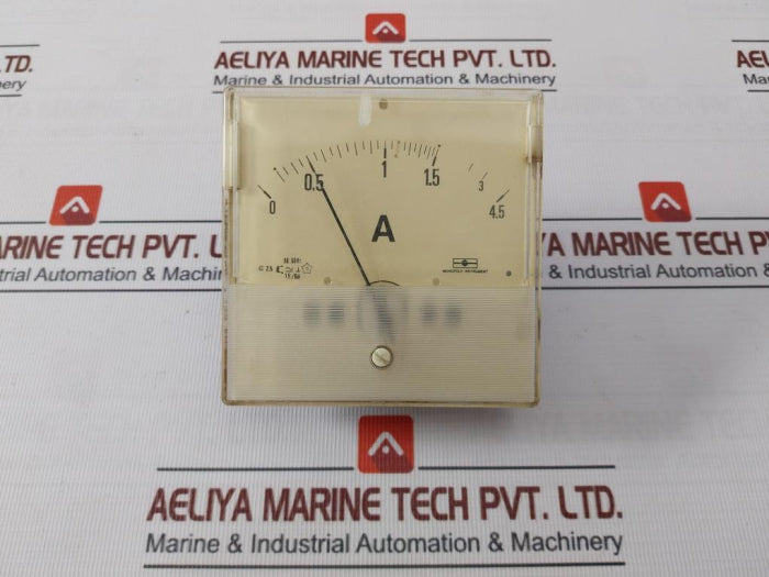 Monopole Instrument 0-1.5/4.5A Ammeter 50-60Hz 1.5/5A