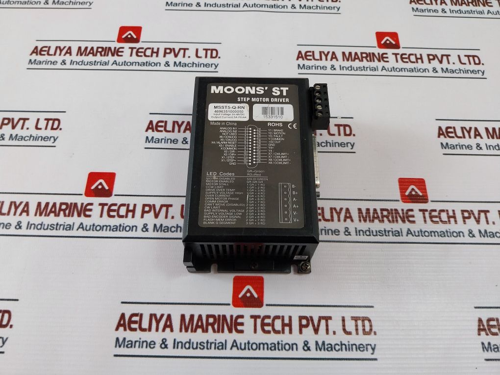 Moons Msst5-q-rn Stepper Motor Driver 24-48Vdc