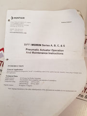 Morin b-rk-100-2 repair kit for morin pneumatic actuator