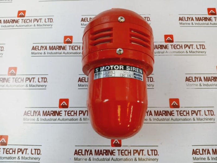 Motor Siren 3.5An Alarm Sound High Power Buzzer Dc 24V 200W