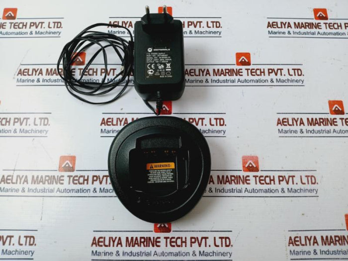 Motorola Htn9000C Battery Charger With Power Supply Adapter 2571586S07 