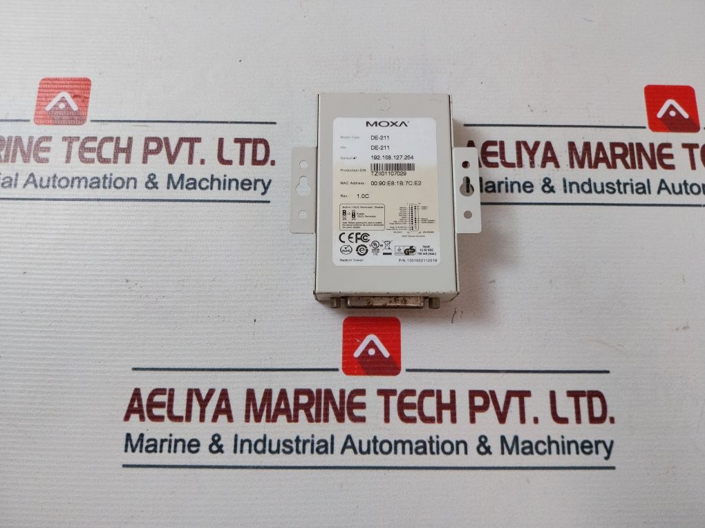 Moxa De-211 Nport Express Rs-232/422/485 Device Server 12-30Vdc