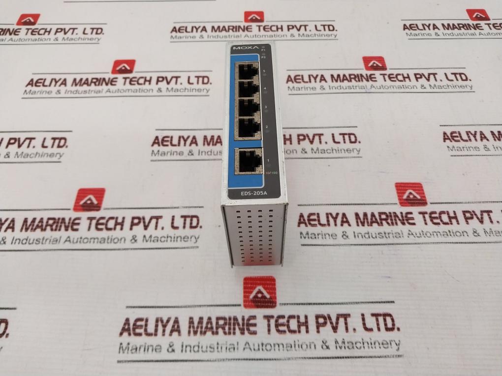 Moxa Eds-205A Industrial Ethernet Switch 3093001000111/406197A