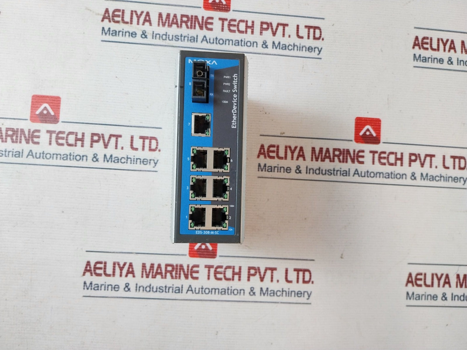 Moxa Eds-308-m-sc Etherdevice Switch 24Vdc