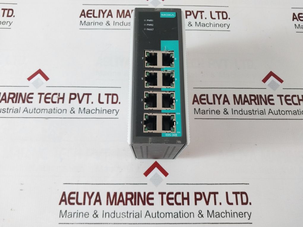 Moxa Eds-308 Rev: 2.3.0 Ethernet Device Switch 3093000000363