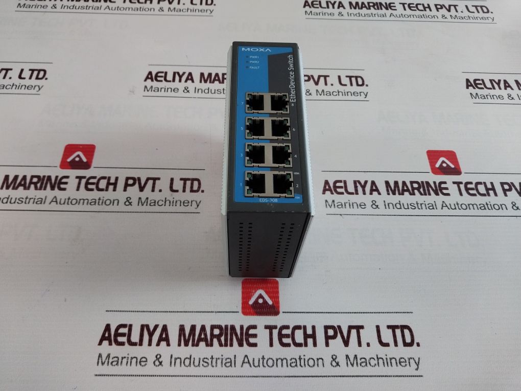Moxa Eds-308-t Industrial Ethernet Device Switch Class 2 24 Vdc