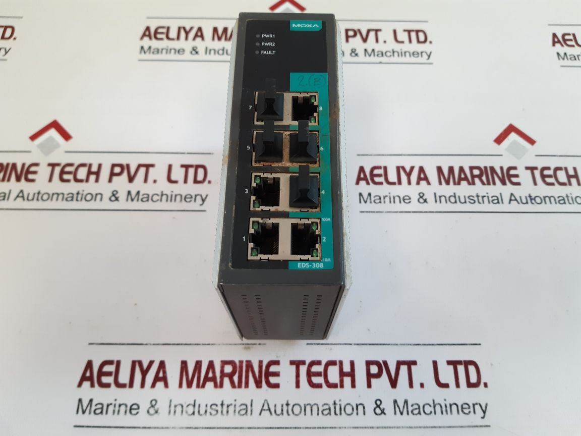 Moxa Eds-308 Rev: 2.2.1 Ehternet Switch 3093000000361