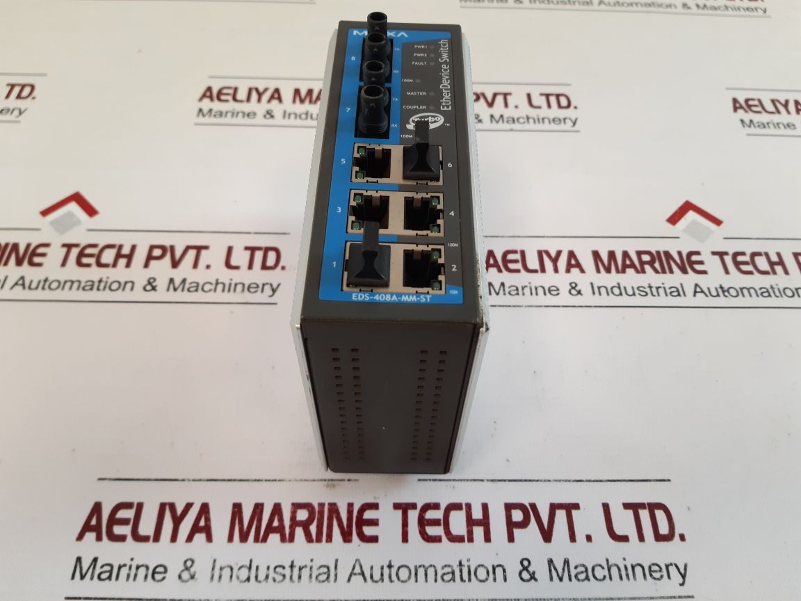 Moxa Eds-408A-mm-st Rev-1.1 Etherdevice Switch ,1201408100021