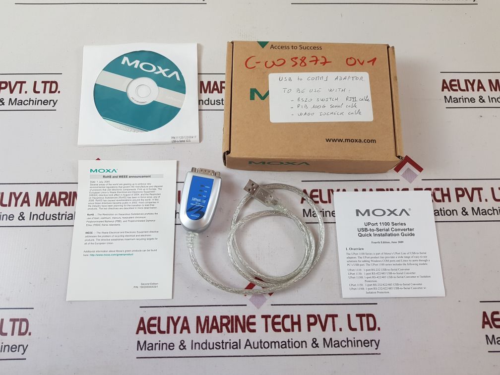 Moxa Uport 1110 V1.4 Rs-232 Usb-to-serial Converter