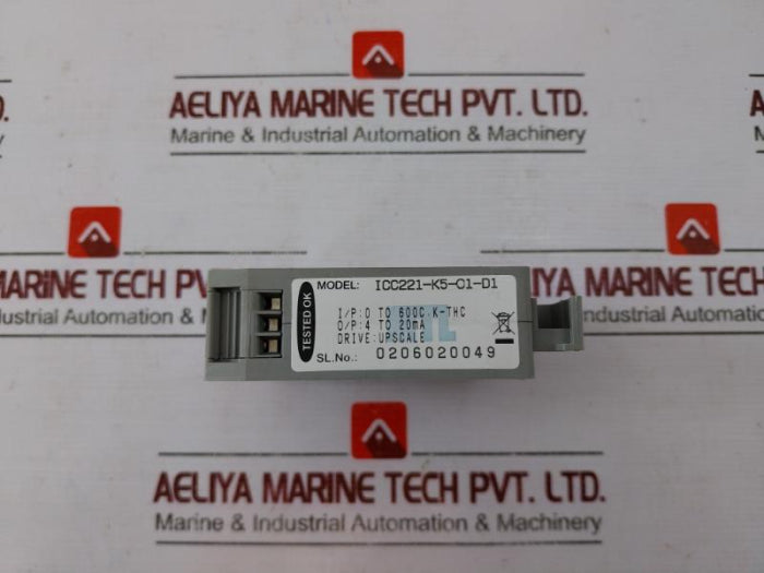 Mtl Instruments Icc 221 Temperature Converter K-thc Input 4-20 Ma Output