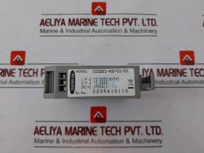 Mtl Instruments Icc 221 Temperature Converter K-thc Input 4-20 Ma Output, R=250